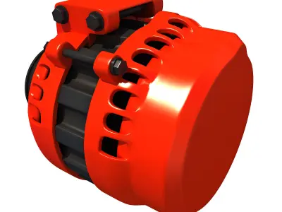 3D Alternator 22 3D model