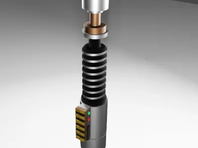 Luke Skywalker Lightsaber Free 3D model