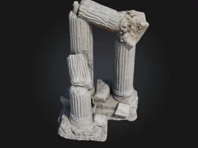 Ancient Ruins  Timeless Echoes of a Forgotten Civilization 3D model