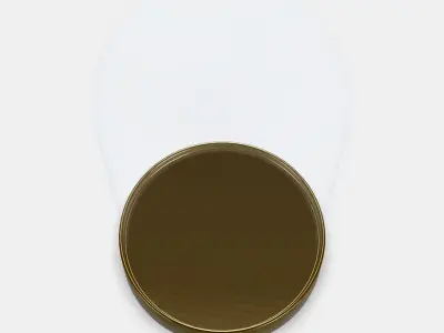 BEGAVNING Glass dome with base Low-poly 3D model