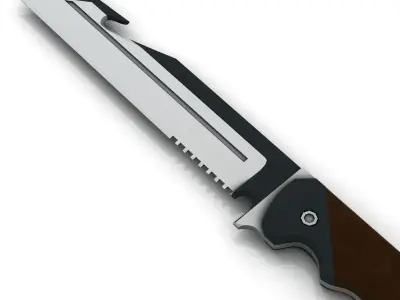 ACB-90 Advanced Combat Blade Low-poly 3D model