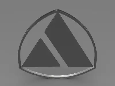 Autobianchi logo 3D model