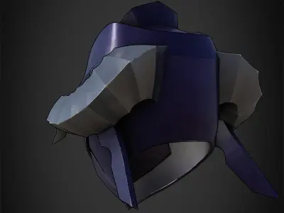 Overlord Albedo Helmet for Cosplay 3D print model