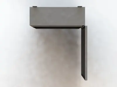 Painel Eletrico Electric Panel 190 x 500 x 800 mm 3D model