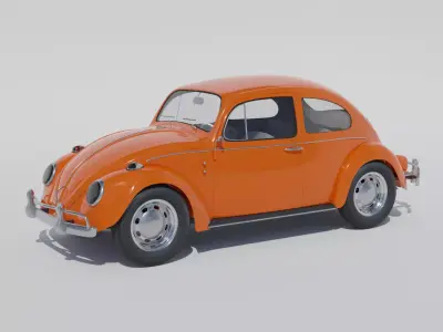 Old Car Model Free 3D model