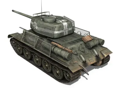 T-34 85 - Soviet medium tank - 239 3D model