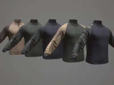 Sweater 01 Low-poly 3D model