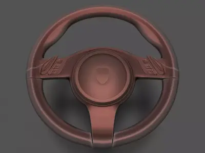 Steering wheel  Free 3D model