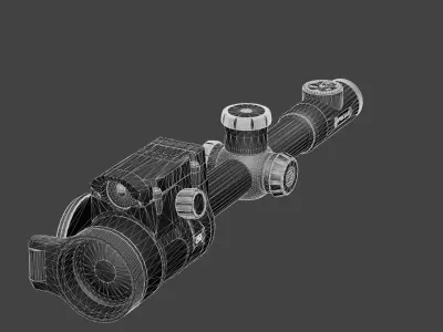 Thermal Scope - Pulsar Thermion LRF XL50 Low-poly 3D model