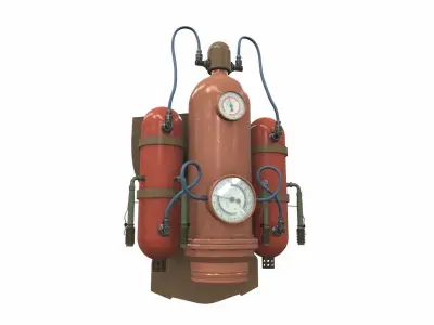 Jet pack 8 3D model