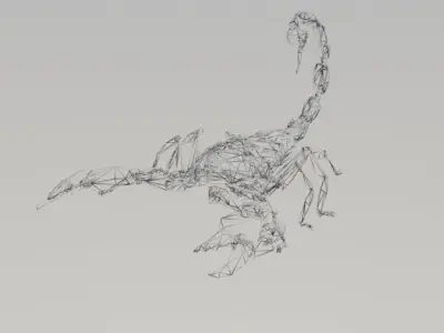 SCORPION LOW POLY 3D model