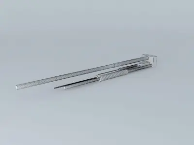 things white metal Free 3D model