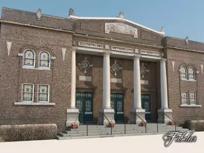 Building 08 3D model