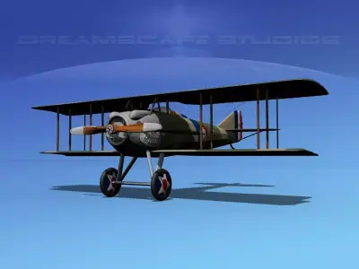 SPAD SXIII V05 3D model