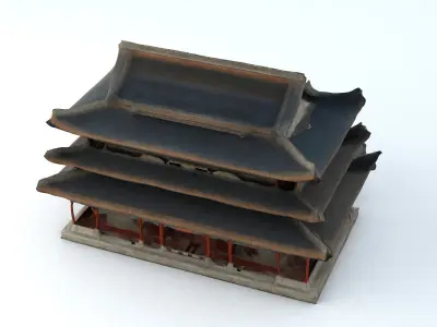 Ancient Chinese Building 1 3D model