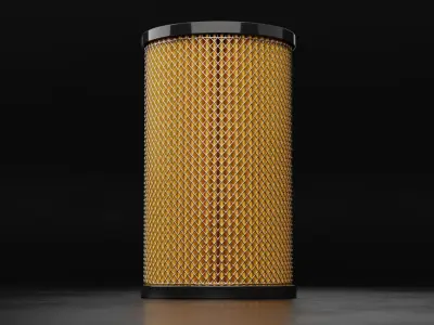 Car Filter Type L 3D model