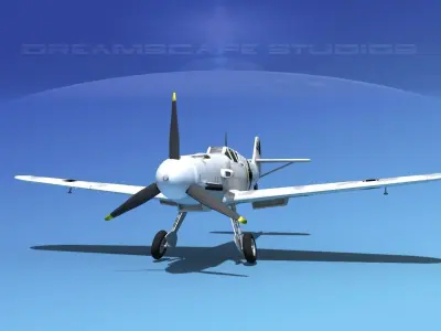 Messerschmitt BF-109 V15 3D model