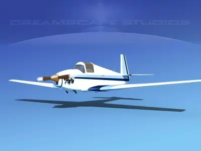 Mooney M-18 Mite V13 3D model