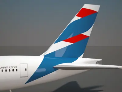 Latam Airlines Boeing 777 ER 3D model