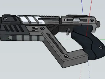 M-4 Shuriken Low-poly 3D model