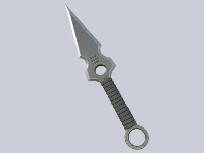Kunai Low-poly 3D model