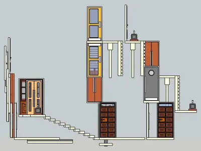 Temple 14 - Doors Temple 3D model
