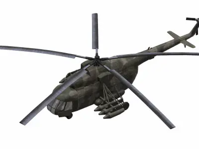 AirCraft 12 - Helicopter 3D model