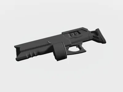 Shotguns from future 3D print model