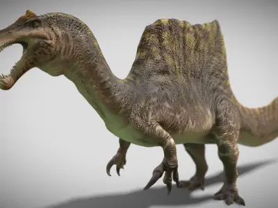 Spinosaurus 2023 Low-poly 3D model