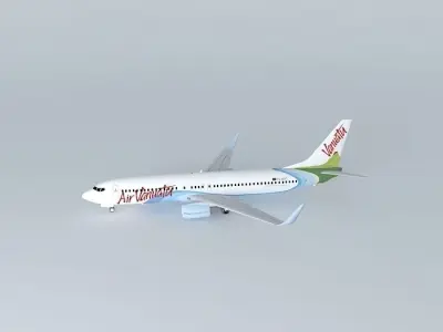 Air Vanuatu Boeing 737 800 3D model