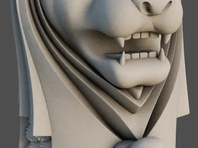 Merlion Singapore  3D model