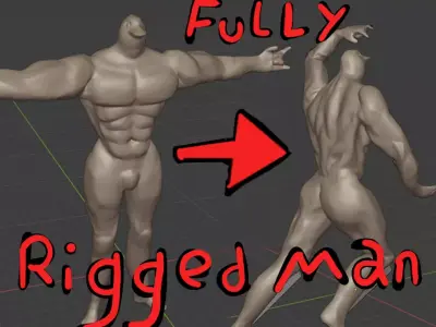 Bird Man Free 3D model