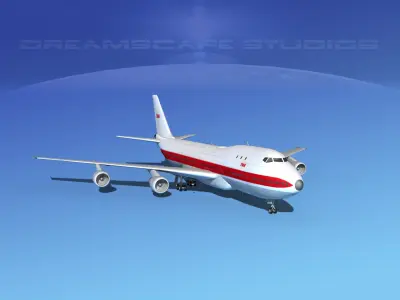 Boeing 747-100 TWA 1 3D model