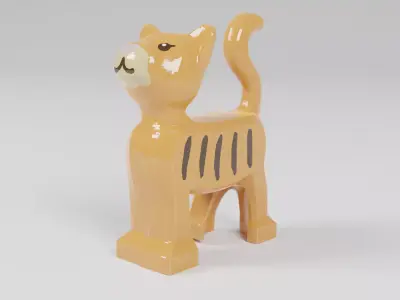 Lego Cat 3D model