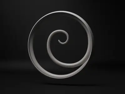 Stairway spiral - Casa Batllo - Gaudi Free 3D model