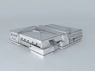 Cucei building Free 3D model