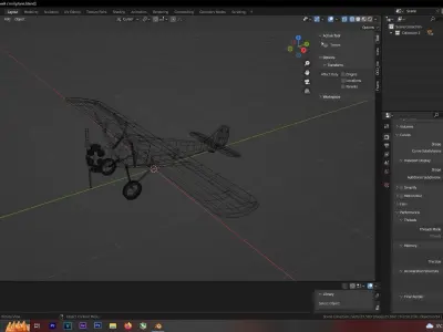 toy airplane  3D model