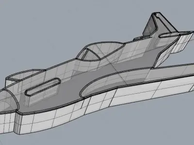 P 51D Cookie Cutter 3D print model