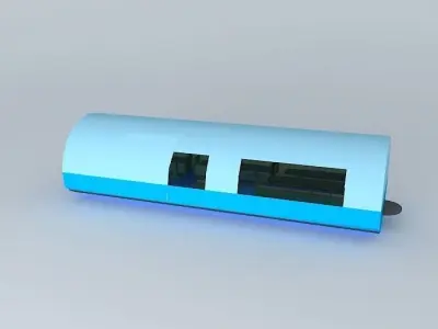 Atlantic Express Passenger Cabin Free 3D model