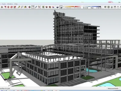 Sketchup Hospital C1 3D model