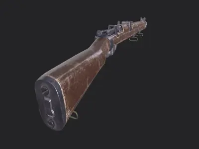 LEE Enfield MK3 - Asset Weapon Free low-poly 3D model