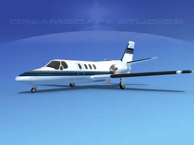 Cessna 500 Citation I V05 3D model