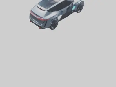 Futuristic Super SUV model 3D model