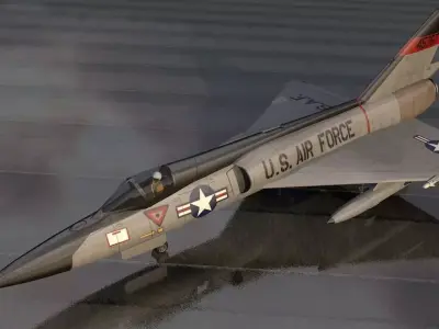 Convair F-106A Delta Dart 3D model