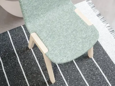  Replica Alki Pure Chair Model, Green 