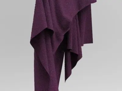 Set 6 in 1 Cloth 6 Low-poly 3D model
