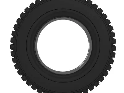 JK - Tyre Wheel Big 3D model