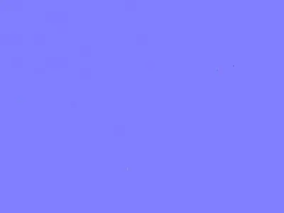 Mystical Ice Fox Spirit 3D Model Low-poly 3D model