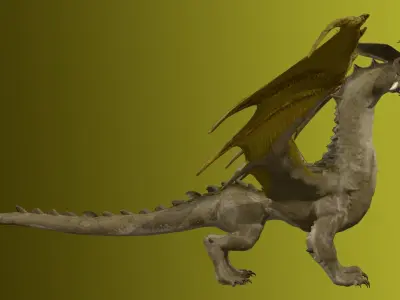 Desert Dragon Ancient 3D model