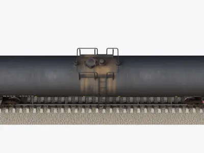 Railcar Tank Car T108 3D model